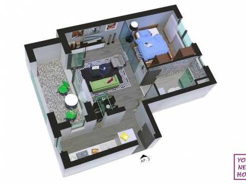 Double Studio, 1st floor