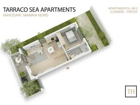 Apartament 2 camere, parter