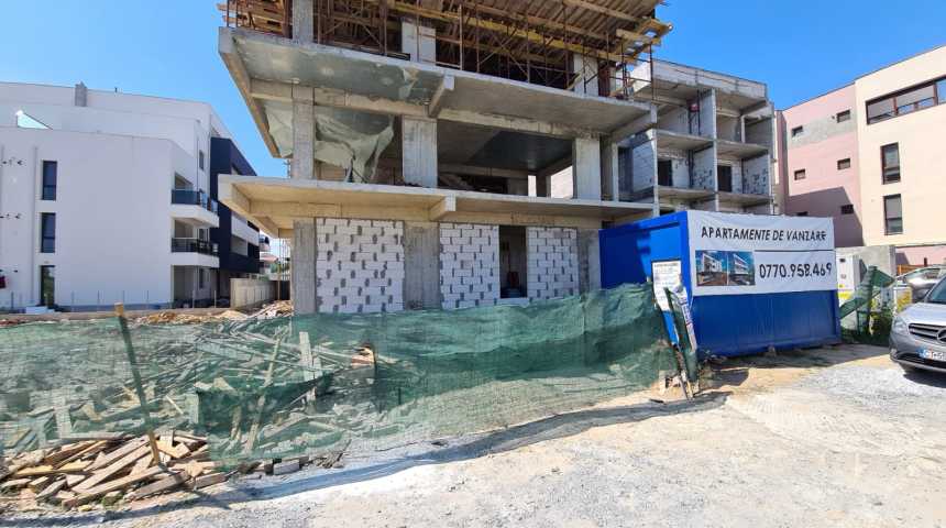 Finalizare structură P+2 si începerea închiderilor și compartimentărilor interioare